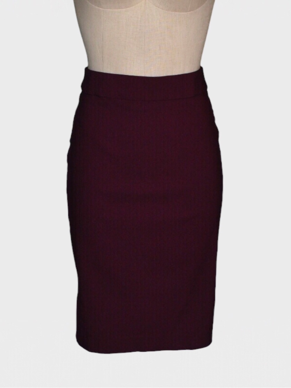 Elle Black Stretch Pencil Skirt